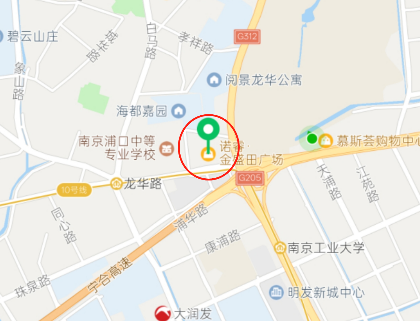 金圣田店地图